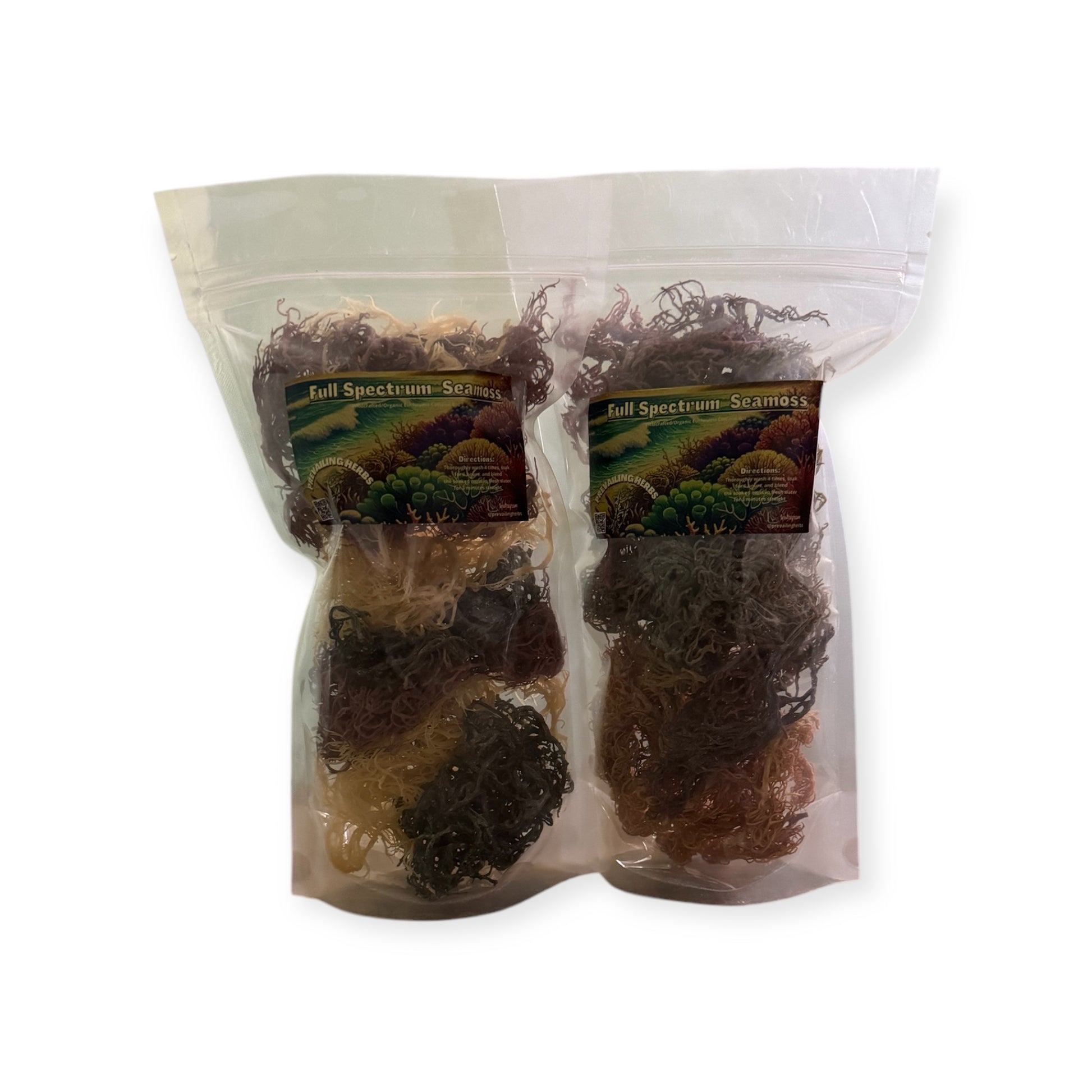 Raw Organic St. Lucia Sea Moss - Eucheuma Cottonii - PREVAILING HERBS LLC