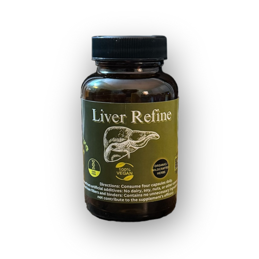 Organic Liver Refine Detox - Natural Herbal Support - PREVAILING HERBS LLC